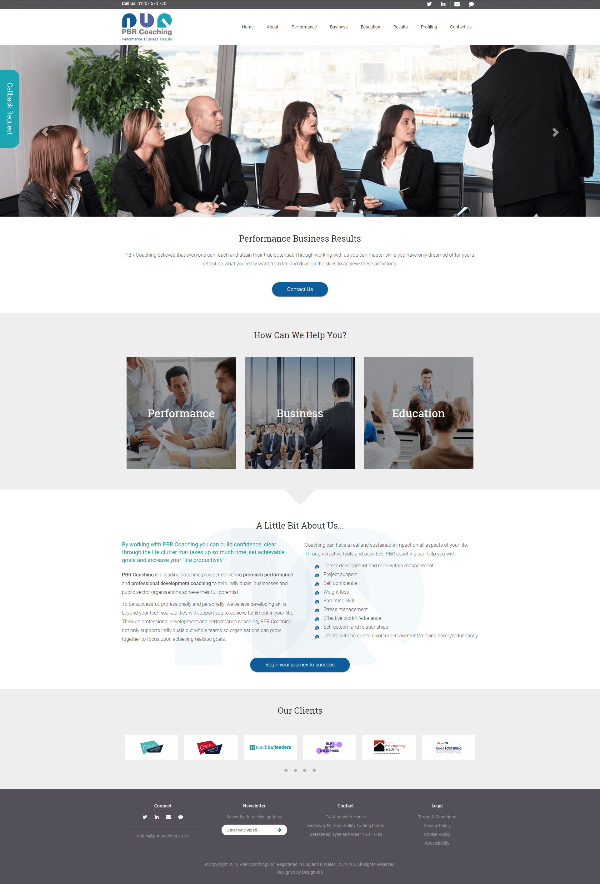 PBR Coaching website